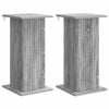 vidaXL Стойка за растения 2 бр. Сива сонома 30,5 x 30 x 60,5 см