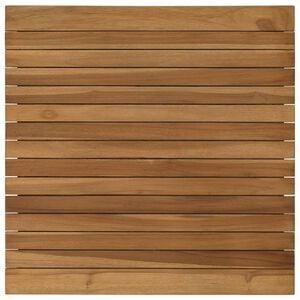 vidaXL Топ за маса 60 x 60 x 3,5 см Квадратна Солидно тиково дърво