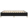 vidaXL Рамка за легло с пружини, черна, 200x200 см, плат