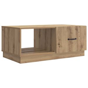 vidaXL Масичка за кафе Дъб артизан 90 x 50 x 37 см Инженерна дървесина