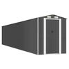 vidaXL Градинска барака антрацит 192x1021x223 см поцинкована стомана