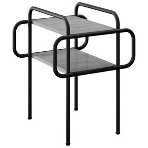 vidaXL Масичка за кафе Сив Сонома 40 x 40 x 51 см Инженерна дървесина