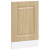 vidaXL Панел за съдомиялна машина, Kalmar, дъб сонома, 45x1,5x57 см, инженерно дърво