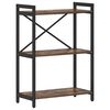 vidaXL Рафт за книги 60 x 30 x 85 cm Инженерна дървесина Димян дъб