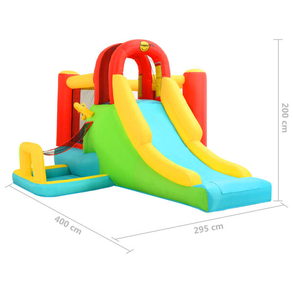 Happy Hop Надуваем батут с пързалка, 400x295x200 см, PVC