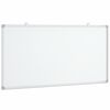 vidaXL Магнитна бяла дъска 100x50x1,7 см алуминий