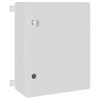 vidaXL Контролен шкаф Сив 47 x 17,5 x 50 см ABS пластмаса