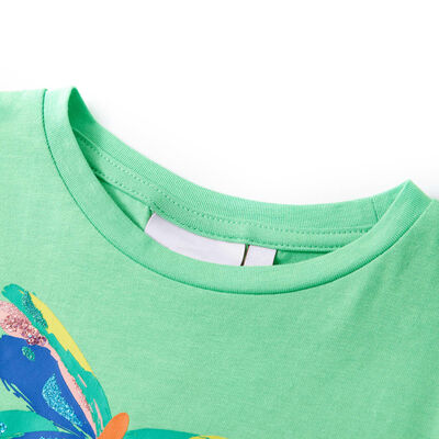 Детска тениска, светлозелена, 92