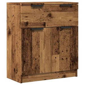 vidaXL Сайдборд, старо дърво, 60x30x70 см, инженерно дърво