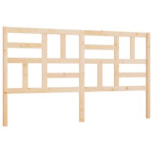 vidaXL Горна табла за легло, 206x4x104 см, бор масив