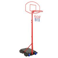 vidaXL Преносим баскетболен комплект, регулируем, 200-236 см