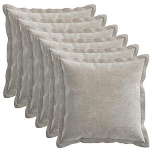 vidaXL Калъфка за възглавница 6 pcs HOUTEN Светлосиво 40 x 40 cm