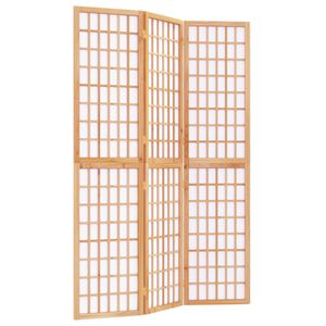 vidaXL Сгъваем параван за стая, 3 панела, в японски стил, 120x170 cм