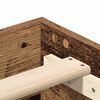 vidaXL Рамка за легло без матрак старо дърво 75x190 см инженерно дърво