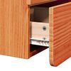 vidaXL Нощно шкафче Кафяво с восъчно покритие 39 x 34 x 33 см