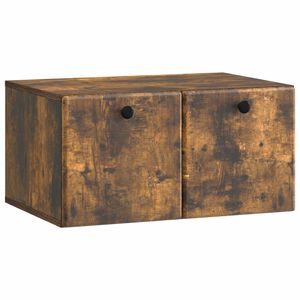 vidaXL Стенно монтиран ТВ шкаф 59,5 x 41 x 30 см Опушен дъб