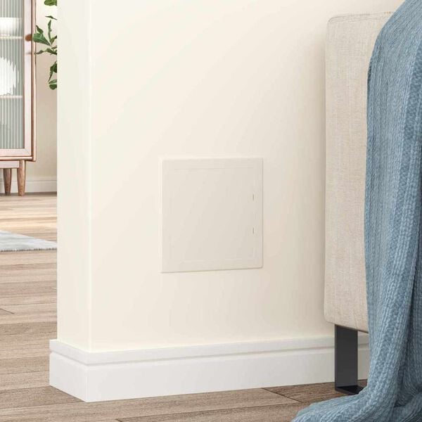 vidaXL Панели за достъп 2 pcs Бяло 15 x 15 см ABS пластмаса