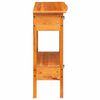 vidaXL Конзолна маса с чекмедже Естествен 50,5 x 30 x 75,5 см