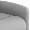vidaXL Recliner Chair Cloud Grey Fabric