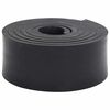 vidaXL Каучуков кант за снегорин Черен 250x10x1 cm
