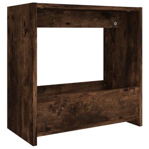 vidaXL Странична маса, опушен дъб, 50x26x50 см, инженерно дърво
