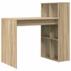 vidaXL Бюро Сонома дъб Инженерна дървесина 108 x 55 x 103.5 см