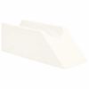 vidaXL Възглавничка за крака Едноцветен Бяло 68 x 25 x 21,5 см PU пяна