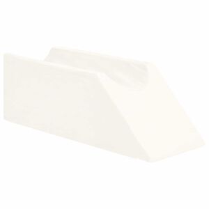 vidaXL Възглавничка за крака Едноцветен Бяло 68 x 25 x 21,5 см PU пяна