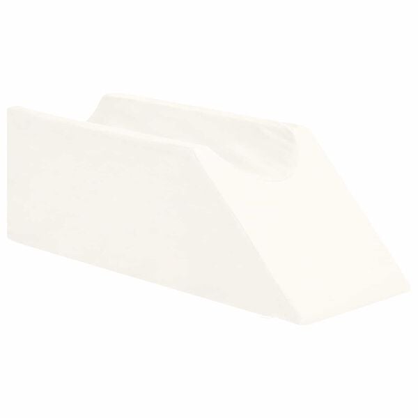 vidaXL Възглавничка за крака Едноцветен Бяло 68 x 25 x 21,5 см PU пяна