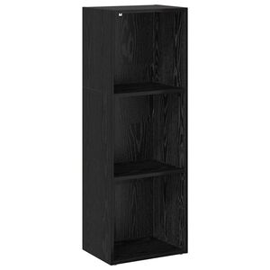 vidaXL Рафт за книги 3 нива 40 x 30 x 114 см Инженерна дървесина