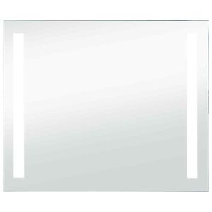 vidaXL LED стенно огледало за баня 80x60 см