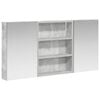 vidaXL Комплект шкафове за баня 3 бр. 100 x 10,5 x 50 см