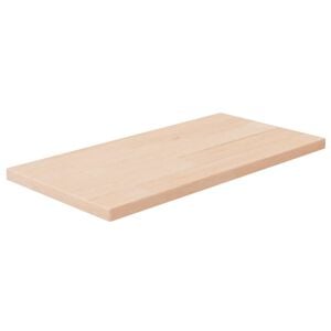 vidaXL Дъска за рафт, 40x20x1,5 см, необработен масивен дъб