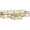 vidaXL Комплект дивани за открито 5 pcs Бяло 79 x 79 x 37 см