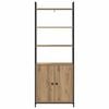 vidaXL Шкаф за книги Дъб 60 x 24 x 161 см Инженерно дърво