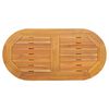 vidaXL Топ за маса Натурален маслен 80 x 40 x 2 cm