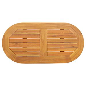 vidaXL Топ за маса Натурален маслен 80 x 40 x 2 cm