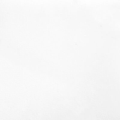vidaXL Горна табла с уши, Бяла, 203x23x78/88 см, изкуствена кожа