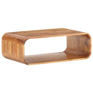 vidaXL Маса за кафе, 90x50x30 см, акациево дърво масив