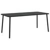 vidaXL Градинска маса антрацит 165x80x71 cм стомана