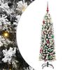 vidaXL С изкуствено коледно дърво с 150 LED светодиода Зелен 150 cm