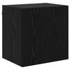 vidaXL TV стенен шкаф 40,5x30x40см Черния дъб Инженерна дървесина
