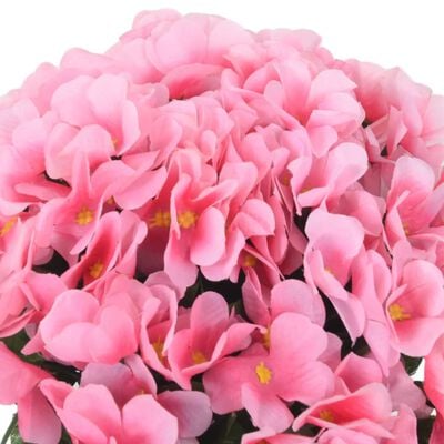 vidaXL Гирлянди от изкуствени цветя 3 бр розови 85 см