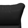 vidaXL фотьойл Черно 69 x 74 x 93 см Изкуствена