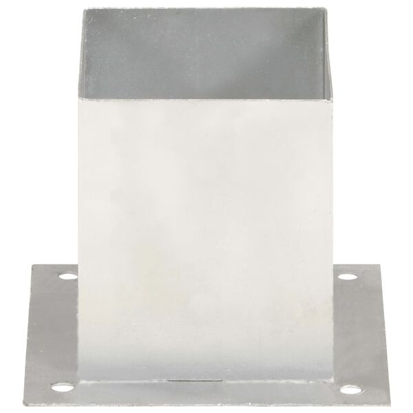 vidaXL Анкери за огради, 4 бр, поцинкован метал, 121 мм