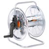 vidaXL Макара за маркуч стенен монтаж за 50 м 1/2" стомана