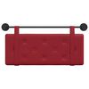 vidaXL Висяща табла Монтиране на стена Виненочервен 100 cm Изкуствена