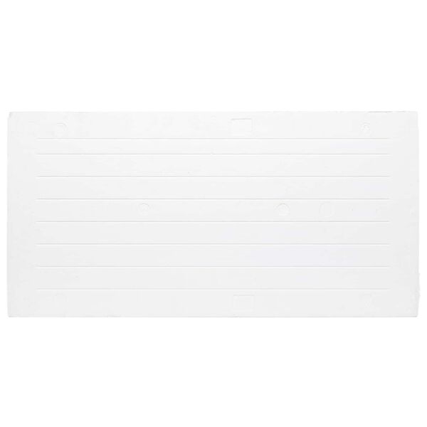 vidaXL Стенни панели 10 pcs Червено и бяло 100 x 50 cm EPS пяна