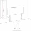 vidaXL Горна табла за легло с уши, тъмнозелена, 83x23x78/88 см, кадифе