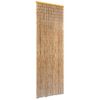 vidaXL Врата комарник за кемпер, бамбук, 56x185 cм